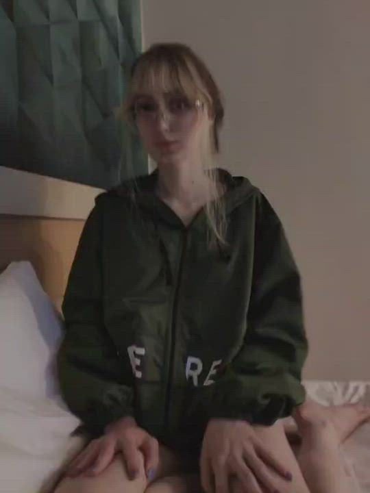 Would you cum on my small boobs? - free porn video