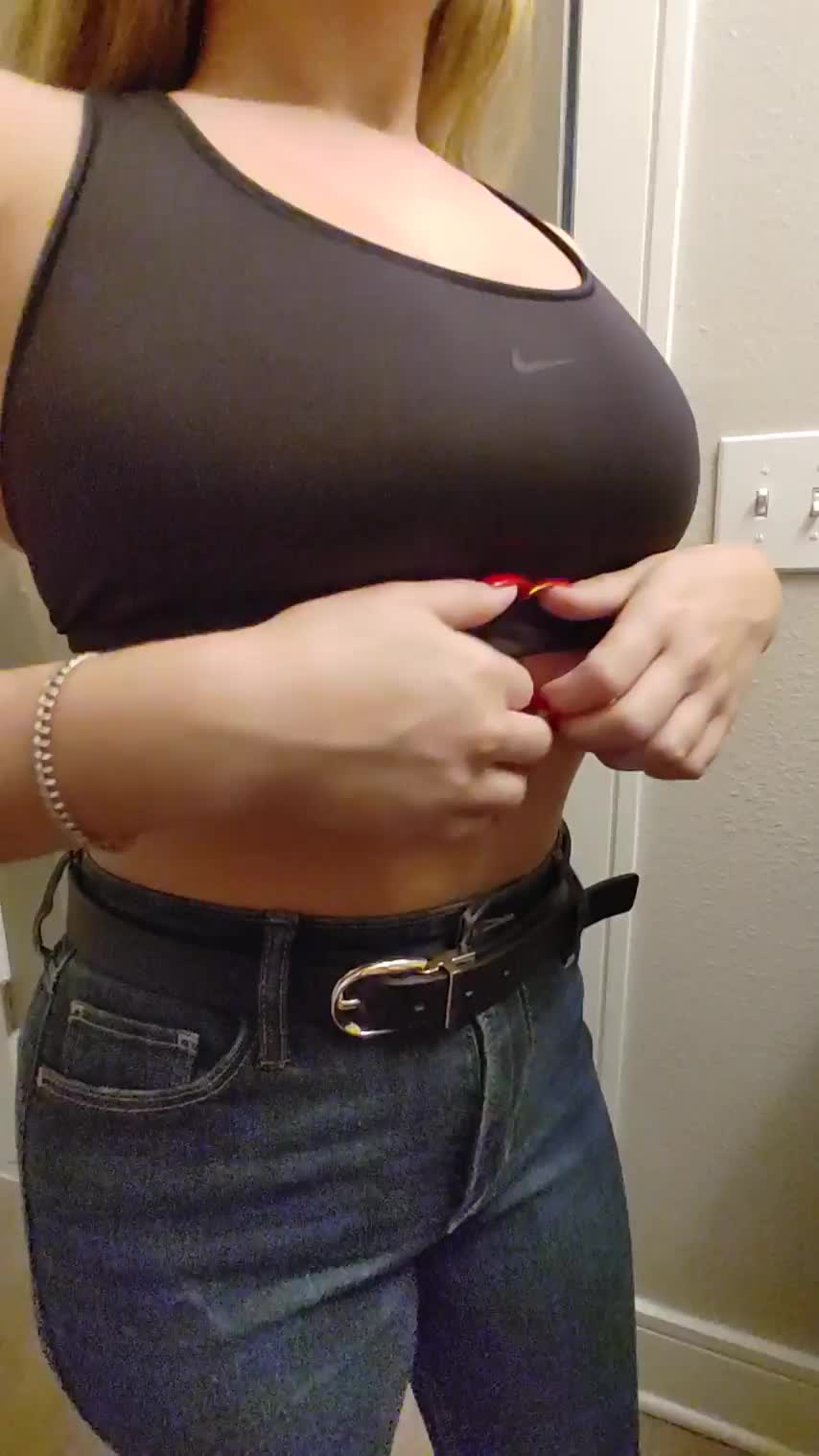 Sports bras really don't do these justice! - free porn video