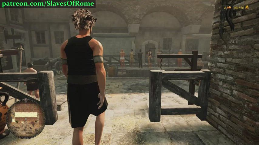 SLAVES OF ROME: Slave Market and Sex (in-game footage) - free porn video