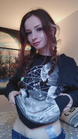 Little pierced titties are cute too - free porn video