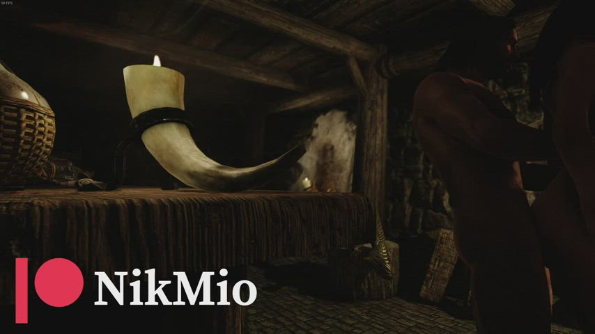 Sigrid gives the Dragonborn her special service (NikMio) [Skyrim] - free porn video