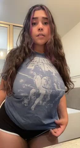 I owe you some nudes if I can make you hard with my curvy body… deal? - free porn video