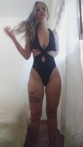 I bought this swimsuit today... what do you think? - free porn video
