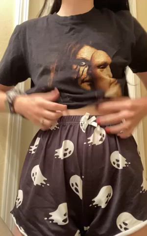 Spooky little tits🖤 - free porn video