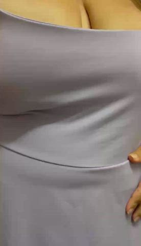 Big titties freed from my tight dress - free porn video