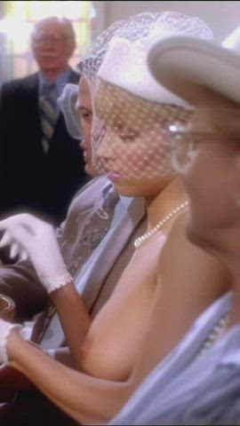 Penthouse Pet and B-movie queen Monique Gabrielle showing off her amazing body in "Amazon Women on the Moon" (1987) - free porn video