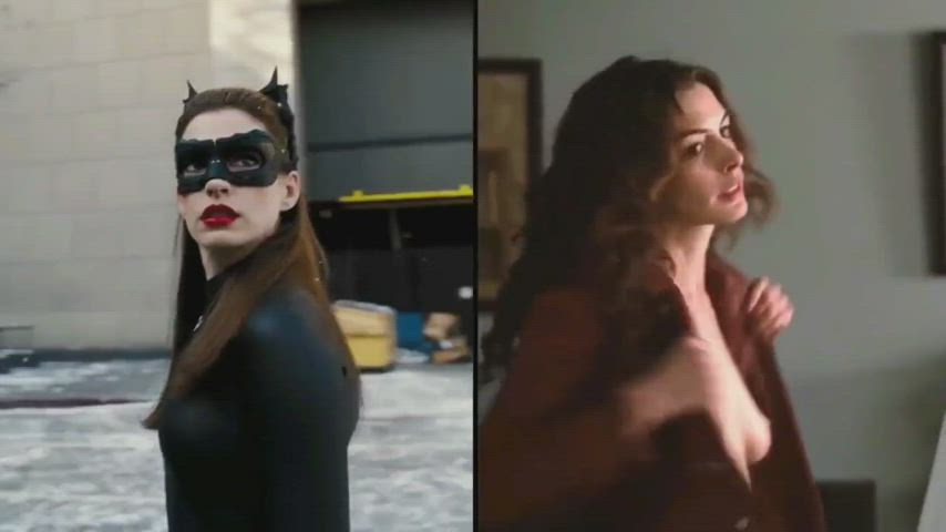 Anne Hathaway (Superhero vs Undressed) - free porn video