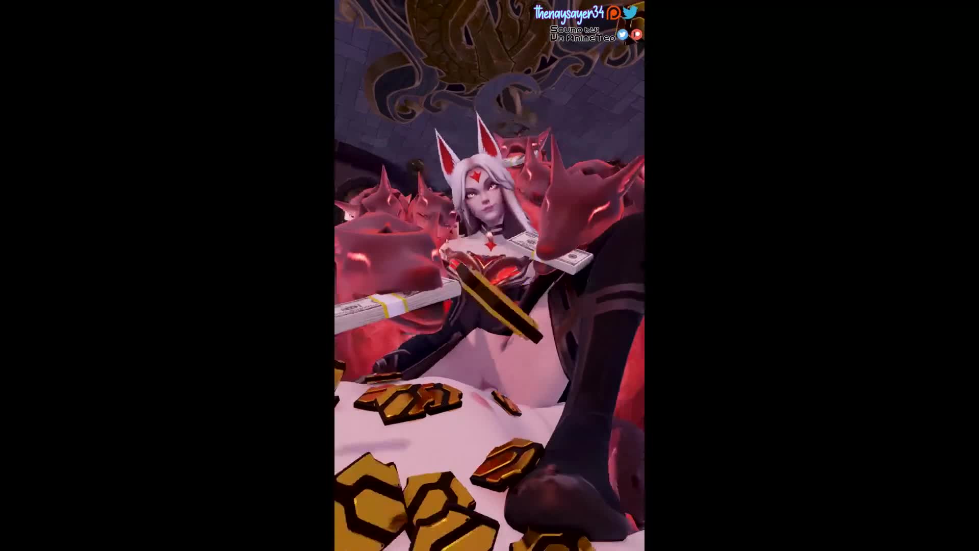 Ahri Legends Cowgirl - free porn video