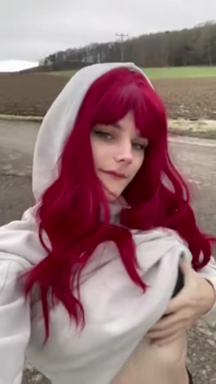 i got too horny on my way home from school… hope no one saw me flash my 18 years old tits, cant wait to get home to do something about it… - free porn video