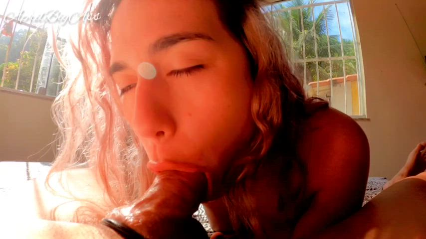 Early morning blowjob and cum in mouth!!!!! - free porn video