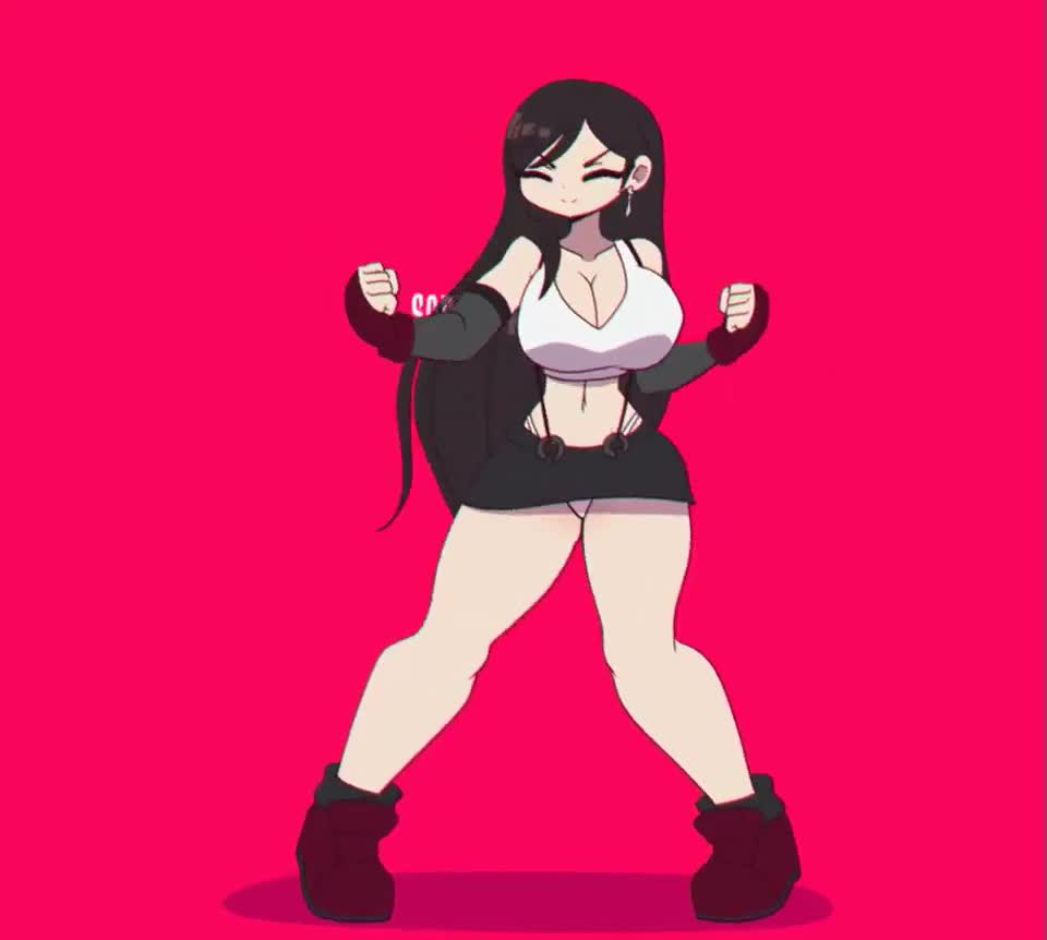 Tifa Lockhart - bouncing and ready to fight (Scruffmuhgruff) [Final Fantasy VII] - free porn video