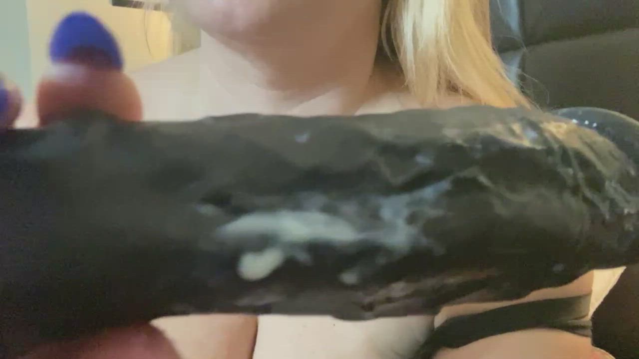 I love my own cum so much, I have to lick it up! - free porn video