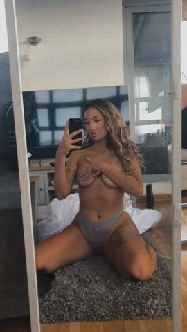 What did you look at first my boobs or my eyes? - free porn video
