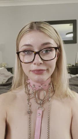 A nice load on my glasses make me feel like such a slut - free porn video