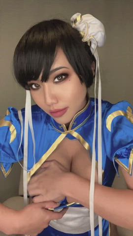 would you like to suck on my big busty tits? - free porn video