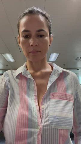 Almost caught in the office [GIF] - free porn video