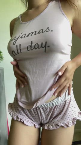 Pajamas, all day. Your cock, all night. [oc][f] - free porn video