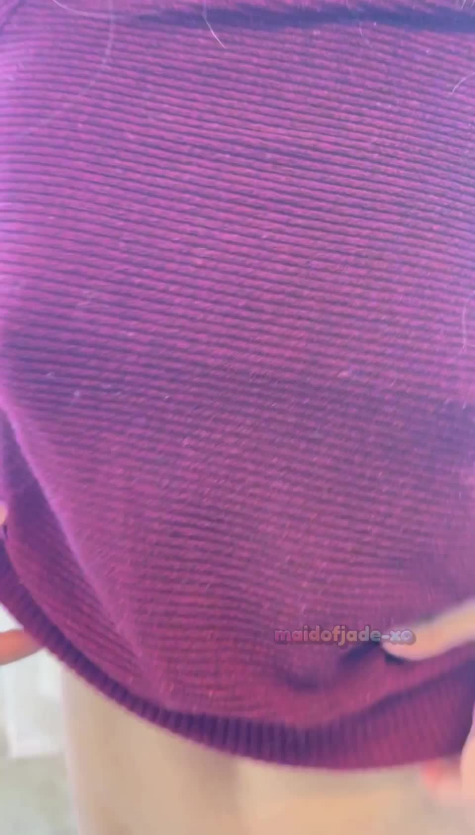 I know of one way to make my boobs swell and bigger… - free porn video