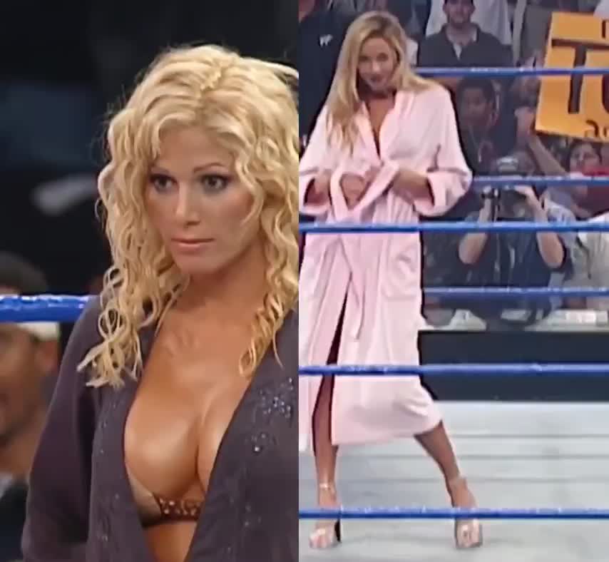 Torrie Wilson And Stacy Keibler WWE Bikini Contest. Early 2000’s - free porn video