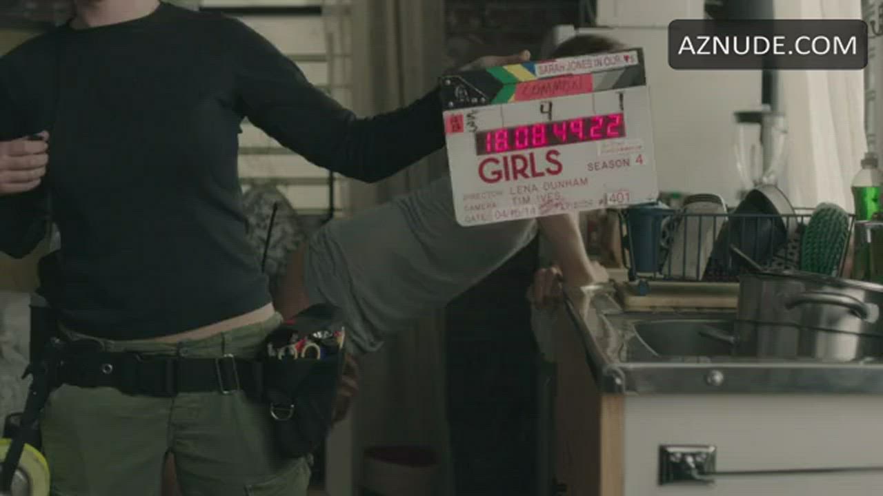 Allison Williams having her ass eaten - behind the scenes - free porn video