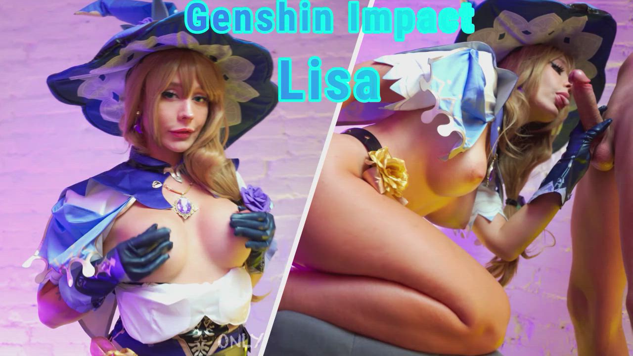 Lisa hot cosplay (Alice Bong)[Genshin Impact] - free porn video