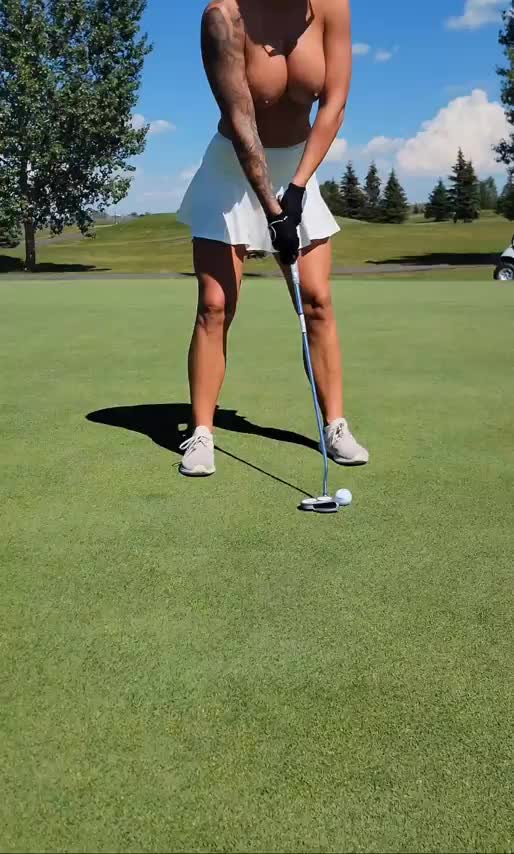 Lost the bet so I'm putting topless quick before the Marshall comes around [gif] - free porn video