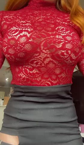 You can see how stacked I am before I even take my top off, but I wanted to show you these natural perky tits anyway - free porn video