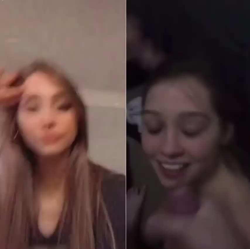 Cute Brunette gets cum all over her pretty face - free porn video