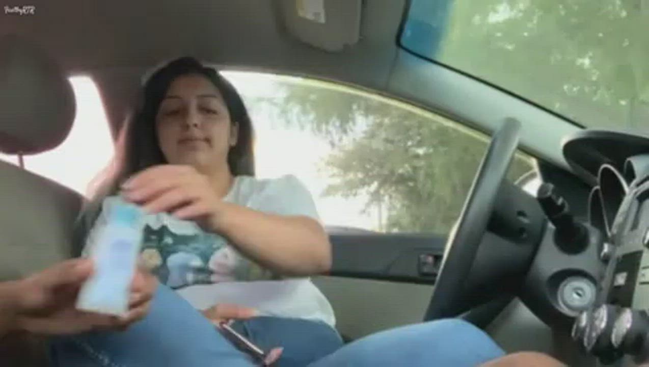 Footjob to massage my soles in public - free porn video