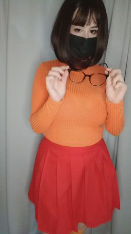velma titty drop (honeygirlie) [Scooby Doo] - free porn video