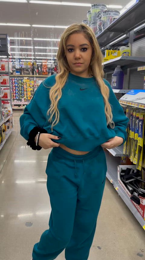 Help me restock the shelves or help me play with myself - free porn video