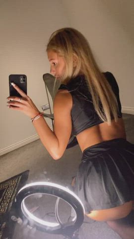 Is my skirt too short? 🥺💖 [F19] - free porn video