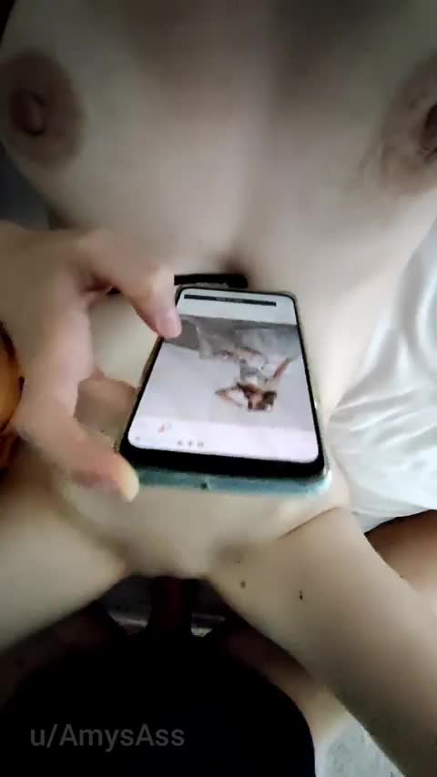 Buying new outfits while he uses me! - free porn video