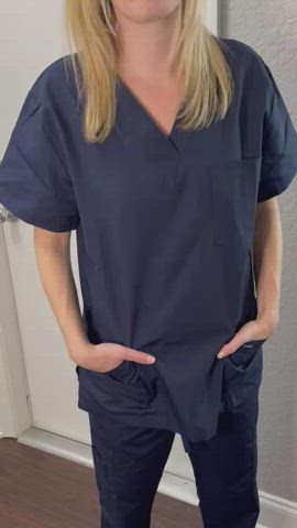 Here’s what I’m hiding under my scrubs - free porn video