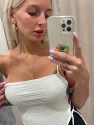 public, a little strip in the dressing room) - free porn video